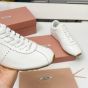 MIU MIU Plume nappa leather sneakers