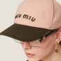 Miu Miu Drill baseball cap