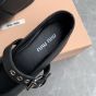 MIU MIU Leather ballerinas