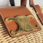 Celine TEEN COUFFIN IN WICKER AND NATURAL CALFSKIN