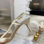 Valentino VLOGO GLOW LAMINATED NAPPA SLINGBACK PUMP 80 MM 