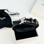 Celine Medium Triomphe Belt in Taurillon Leather