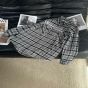 Celine overshirt in checked cashmere