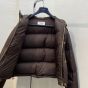 Celine Triomphe cropped down jacket in lightweight nylon