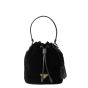 Prada Velvet mini-bag with nappa leather details