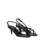 MIU MIU Patent leather sandals with buckles