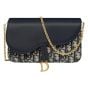 Dior Medium Saddle Pouch with Chain