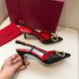 Valentino VLogo Signature Calfskin Slingback Pump