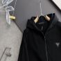 Prada Cotton velvet blouson jacket