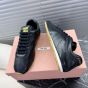 MIU MIU Plume nappa leather sneakers