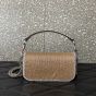 VALENTINO GARAVANI LOCÒ EMBROIDERED SMALL SHOULDER BAG