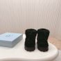 Prada Shearling après ski booties