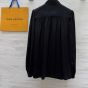 LV Monogram Accent Lavallière Blouse 