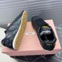 MIU MIU Plume nappa leather sneakers