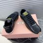 MIU MIU Plume nappa leather sneakers