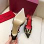 Valentino VLogo Signature Calfskin Slingback Pump