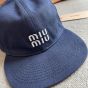 Miu Miu Denim baseball cap