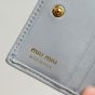 MIU MIU Small matelassé nappa leather wallet
