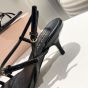 MIU MIU Patent leather sandals with buckles