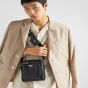 Prada Leather shoulder bag with pouch