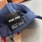 Miu Miu Denim baseball cap
