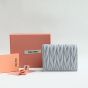 MIU MIU Small matelassé nappa leather wallet