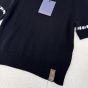 LV Beaded Trim Knit Top 