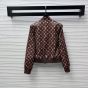 LV Reversible Botanical Print Bomber Jacket 