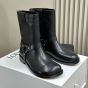 LOEWE Campo Biker boot in calfskin