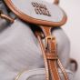 MIU MIU Canvas and leather backpack