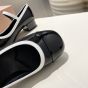 MIU MIU Two-tone patent leather Mary Jane pumps