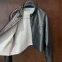 MIU MIU Plongé nappa leather shirt