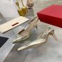 Valentino VLOGO GLOW LAMINATED NAPPA SLINGBACK PUMP 80 MM 