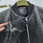 Gucci GG leather bomber jacket