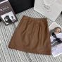 Prada Nappa leather skirt