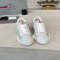 Patent leather and technical fabric Prada America's Cup sneakers