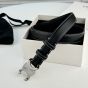 Celine Medium Triomphe Belt in Taurillon Leather
