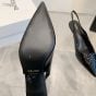CELINE ALMA TRIOMPHE SLINGBACK in PATENT CALFSKIN