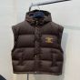 Celine Triomphe cropped down jacket in lightweight nylon