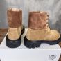 LOEWE Sierra combat boot in suede