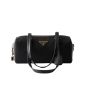 Prada Re-Nylon and leather medium top-handle bag with padlock