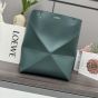 LOEWE Medium Puzzle Fold tote in shiny calfskin