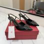 Valentino VLOGO SIGNATURE CALFSKIN SLINGBACK PUMP