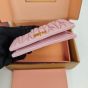 MIU MIU Small matelassé nappa leather wallet