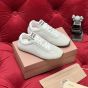 MIU MIU Plume mesh and suede sneakers