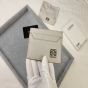 LOEWE Anagram plain cardholder in pebble grain calfskin