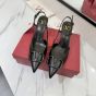 Valentino VLOGO SIGNATURE CALFSKIN SLINGBACK PUMP
