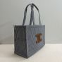 Celine LARGE CABAS THAIS IN STRIPED TEXTILE