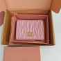 MIU MIU Small matelassé nappa leather wallet