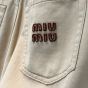 MIU MIU Light denim bermudas